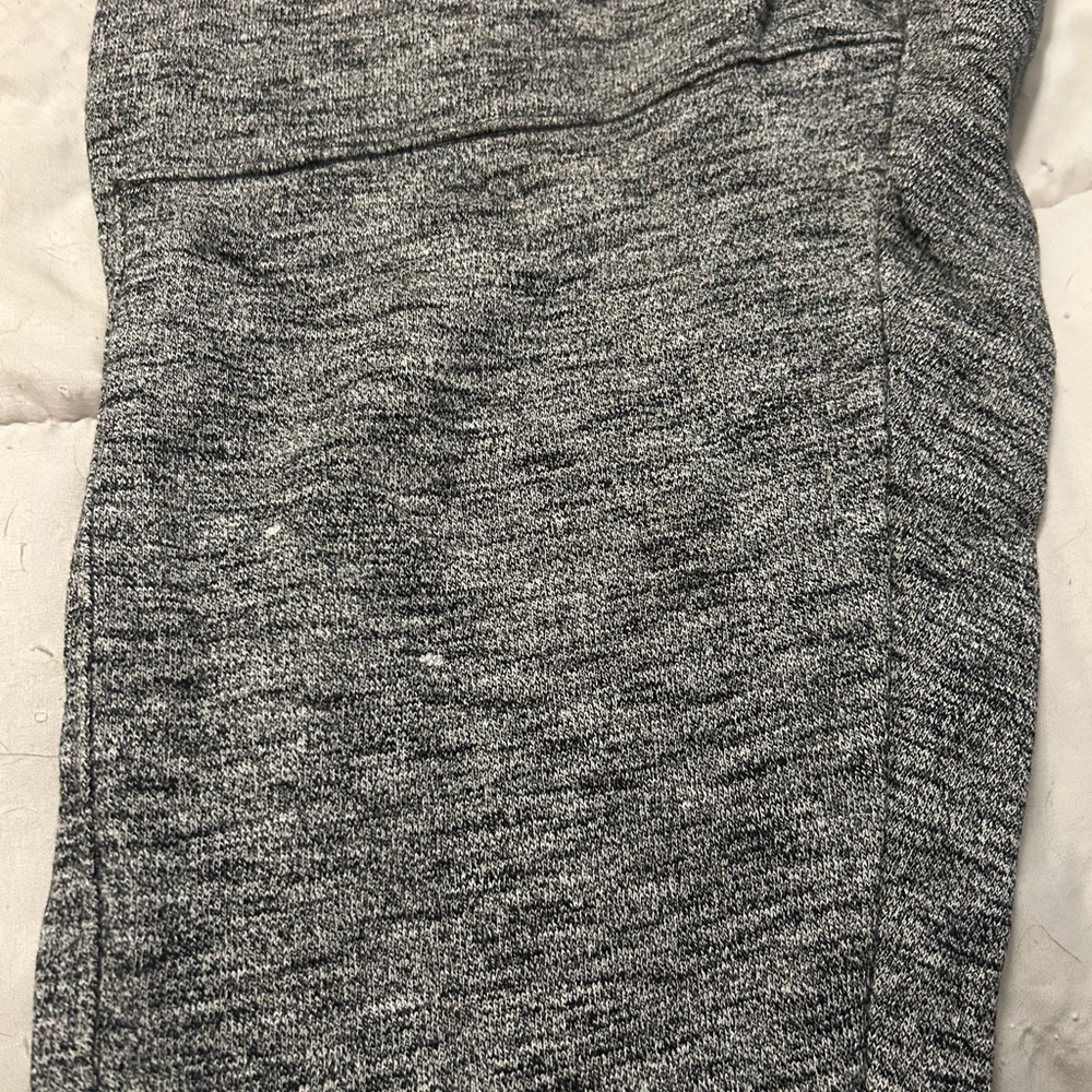 Stone Island Sweatpants Mens Large Gray Logo Patch Multi Pockets Fleece Jogger - Picture 8 of 9